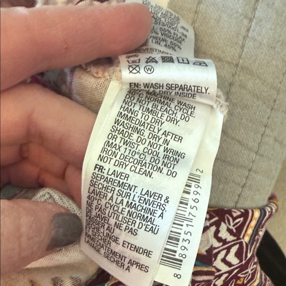 Roxy Bohemian Patterned Drawstring Pants - Picture 12 of 12